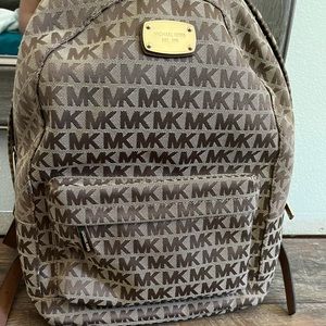 Michael kors logo backpack
